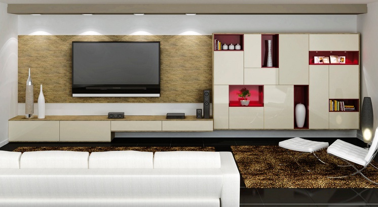 Sala de estar com decoração lindos modelos - Comoditá Modulados Sala de estar com decoração lindos modelos - Comoditá Modulados